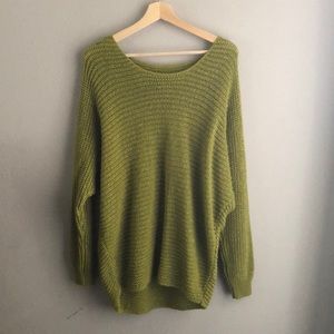 Beautiful Green Knit Sweater!